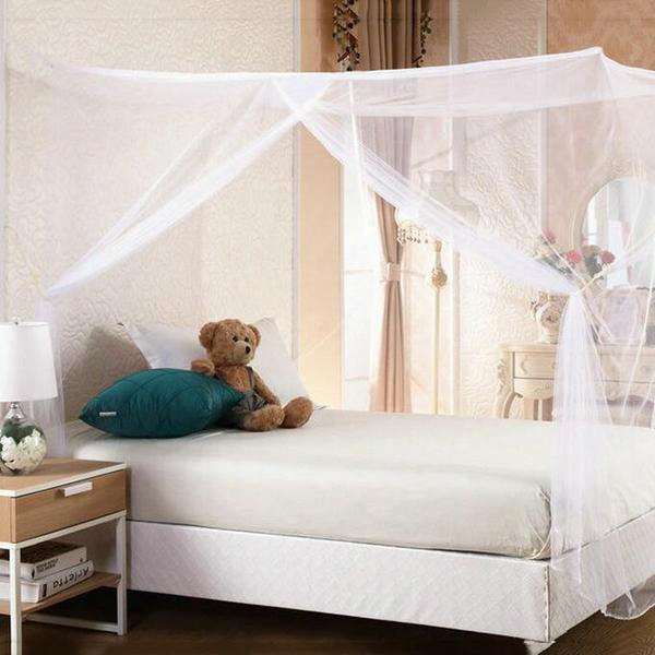 1.5m Mosquito Net Bed Nets Mosquitoes Curtain Square Shape Mosquito Net Double Bed Canopy Netting Insect Protection For Home