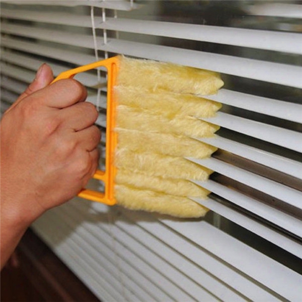 1pc Microfibre Venetian Blind Brush Window Air Conditioner Duster Clean Cleaenr
