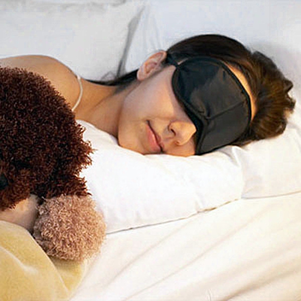 2016 Hot Sale Soft Eye Mask Shade Nap Cover Blindfold Sleeping Travel Rest(0612001)