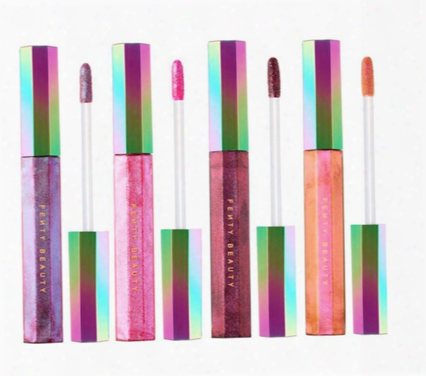 2017 Hot Brand Christmas Fenty Beauty By Rihanna Killawatt Freestyle Lipgloss 4 Shades 12pcs/lot