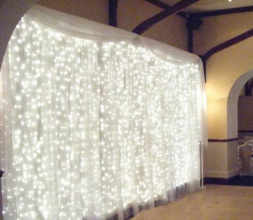 3m X 3m 300 Led Home Outdoor Holiday Christmas Decorative Wedding Xmas String Fairy Curtain Garlands Strip Party Lights Waterproof