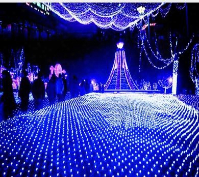 3m X2m 210 Led Fairy String Xmas Tree Mesh Curtain Ceiling House Window Wall Net Light Festival Christmas Holiday Decoration Ac110v-250v