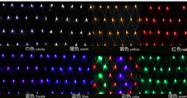 3m*2m 200led Net Lights Led Christmas Lights Net Light Curtain Lights Flash Lamps Festival Christmas Lights Ac110v-250v