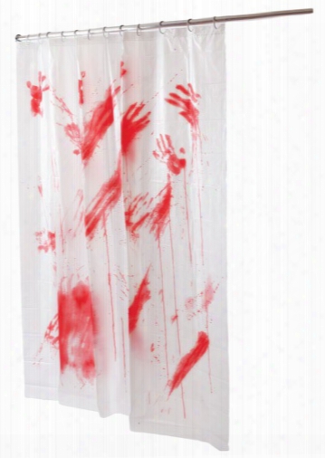 Bloody Shower Curtain