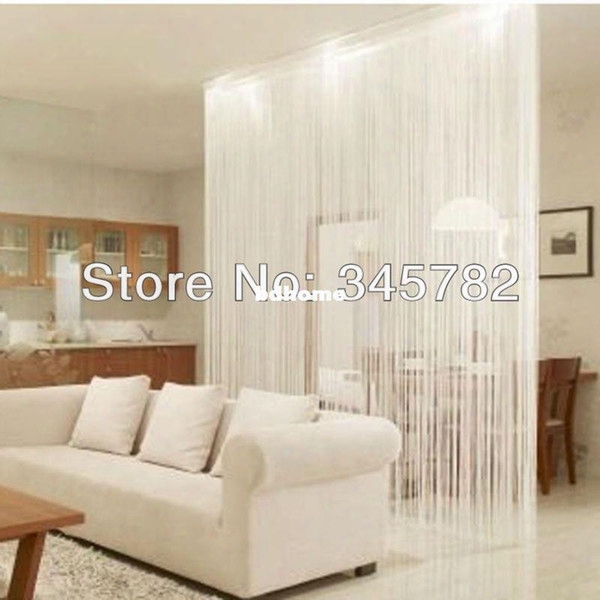 Free Shipping Big Size 300cmx300cm String Curtain, String Panel, Fringe Panel, Room Divider Wedding Drapery 20 Colors.