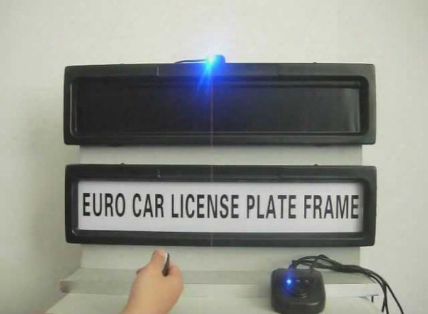 Free Shipping-the New Car Licence Plate Frame, Personality License Plate Frame, Removable Cars Curtain Closed Plate 530*135*25mm