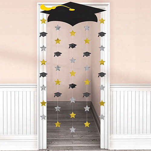 Grad Cap Doorway Curtain