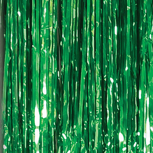 Green Foil Curtains