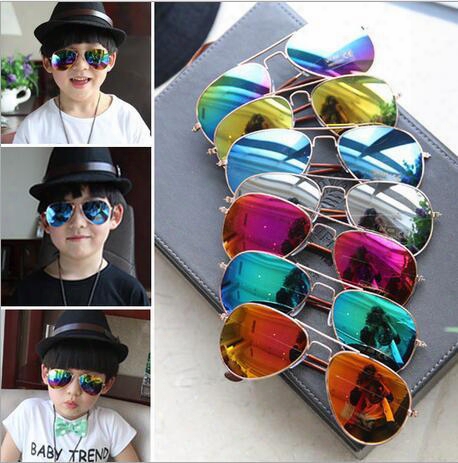 Hot 2017 Design Children Girls Boys Sunglasses Kids Beach Supplies Uv Protective Eyewear Baby Fashion Sunshades Glasses