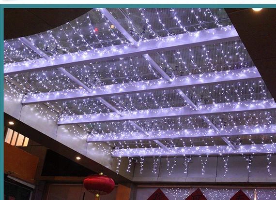 Hot Sale Running Up Down Waterfall 6m X 1.5m 300 Led String Fairy Curtain Lights Christmas Lamps 110v-220v Au Uk Eu Us Plug Water Falls