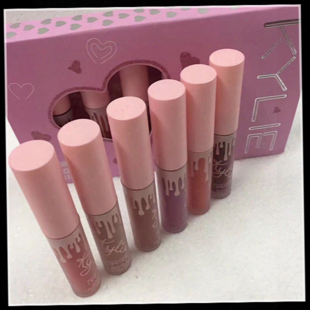 In Stock Kylie The Birthday Collection Matte Liquid Lipstick I Want It All 2 Shades 1set =6 Pieces Dhl Free