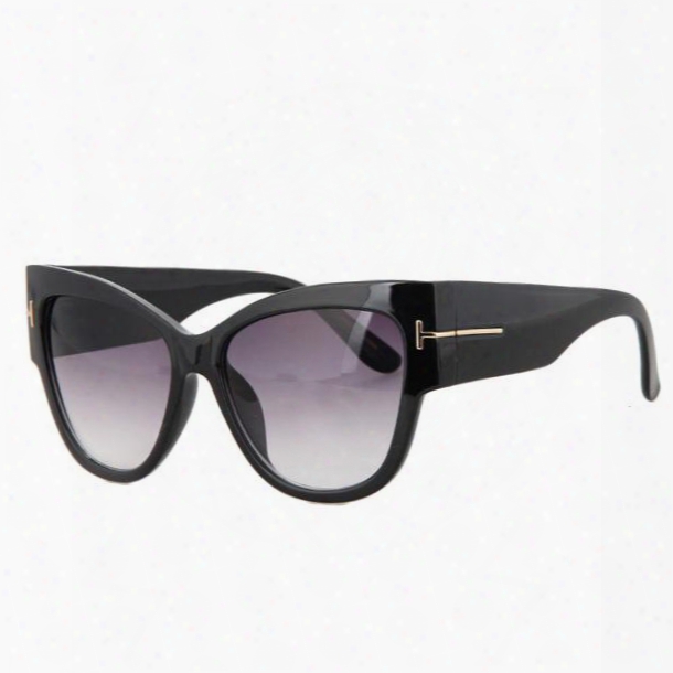 Luxury Brand Designer Women Sunglasses Oversize Acetate Cat Eye Sun Glasses Sexy Shades Ss649