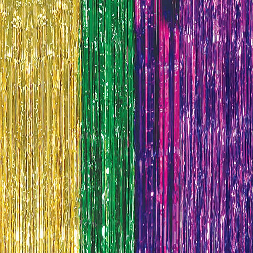 Mardi Gras Foil Curtains