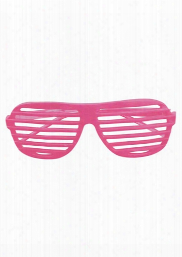 Neon Pink 80s Shades