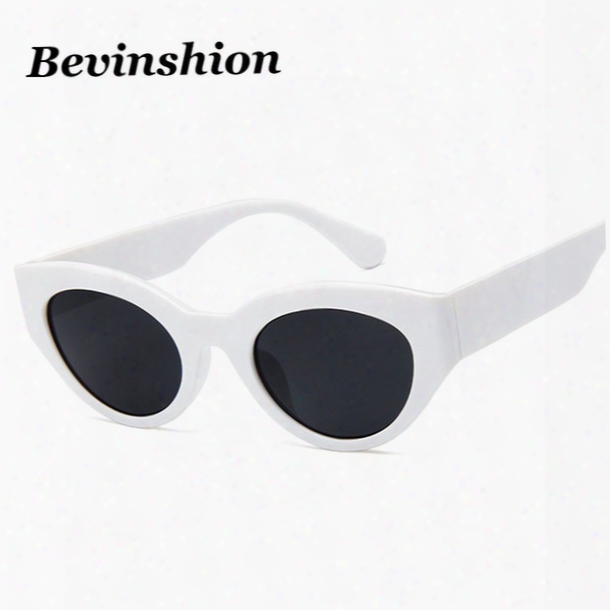 New Small Size Frame Wrap Cateye Sunglasses Women Fashion Ladies Sun Glasses For Men Mirror Coating Tinge Lens Shades Sexy Brand