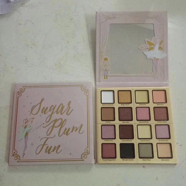 Newest Sugar Plum Fun Eye Shadow Palette 16 Color Matte And Shimmer Shades Eyeshadow Palette Fairy Set Makeup Dhl Ship