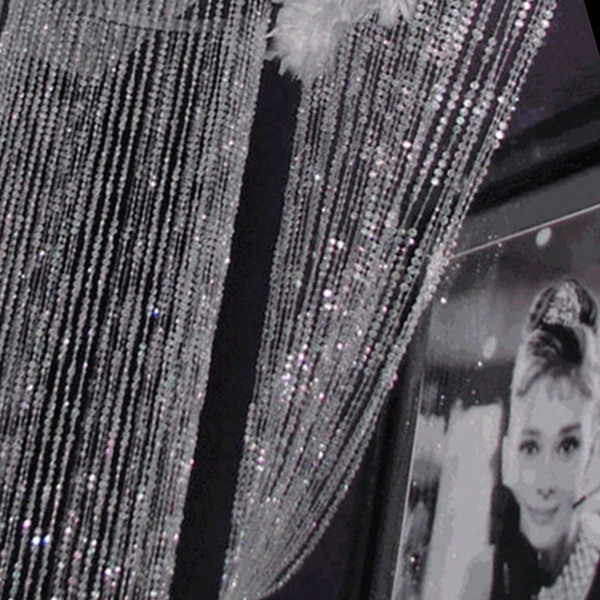 One Roll Clear Beads Strand Spool For Wedding Decoration Diy Backdrop Beading Decor Diy Curtain