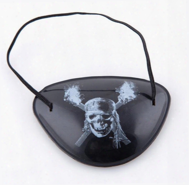 Party Mask Cool Eye Patch Blindage Accessories Pirate One-eye Pirate Eyepatch With Flexible Rope For Christmas Halloween Costume Kids Toy