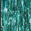 Aquamarine Foil Curtains