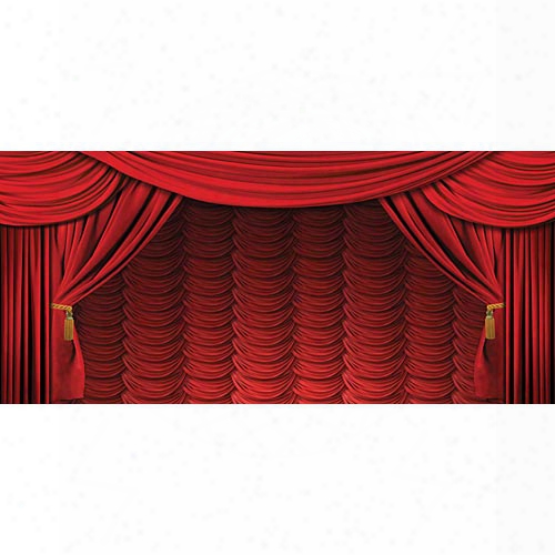 Red Curtain Photo Backdrop