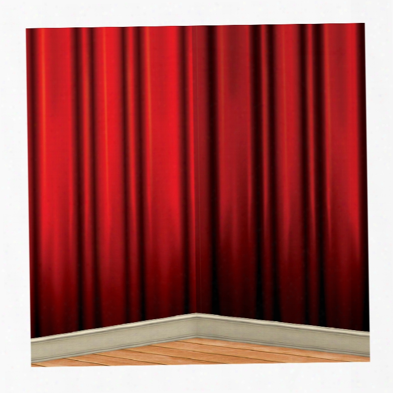 Red Curtain Scene Setter