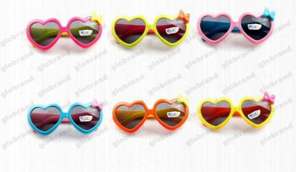 Sun Glasses For Toddlers Kids Plastic Frame Sunglasses Girls Baby Bowknot Cat Eye Shades Goggles Eyewear Uv400 Glo