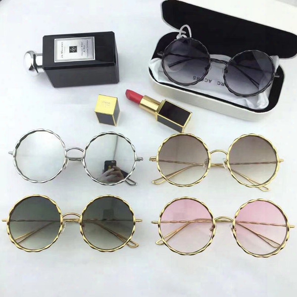 Top Quality Luxury Brand Fashion Men Women Oval  Sunglasses Classic Brand Designer Sunglasses Summer Shades With Original Box