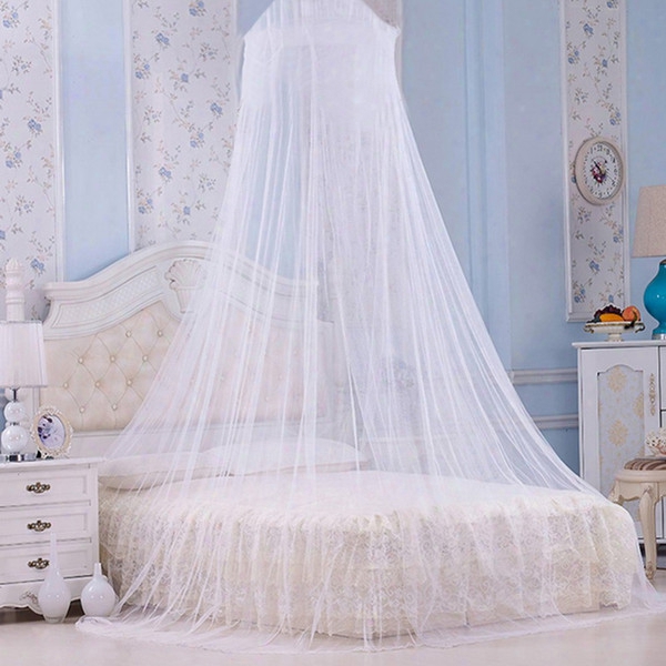 Wholesale- Elgant Canopy Mosquito Net For Double Bed Mosquito Repellent Tent Insect Reject Canopy Bed Curtain Bed Tent