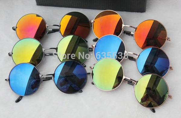 Wholesale-hot Sale John Lennon Style Round Sunglasses Vintage 60s Retro Glasses Sunnies Shades