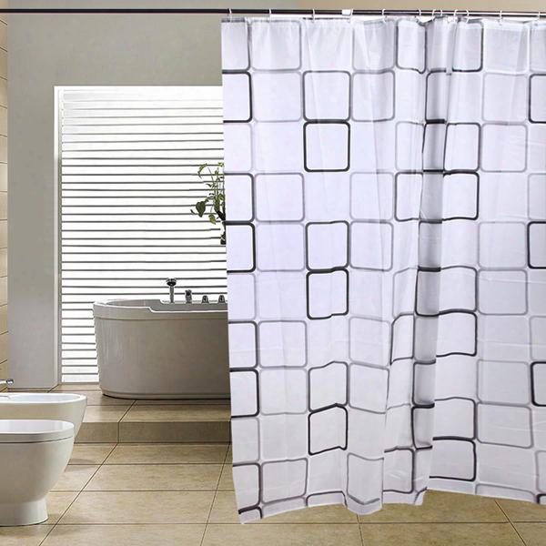 Wholesale- Modern Bathroom Shower Curtains Throughout With Hooks 180 X 200 Cm (inner Senses)