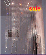 Wholesale New Hot Sell Topsparkling K9 Crystal Octagon Beads Curtain Crystal Bead Curtain Entranceway Anode Screening Partition Curtain