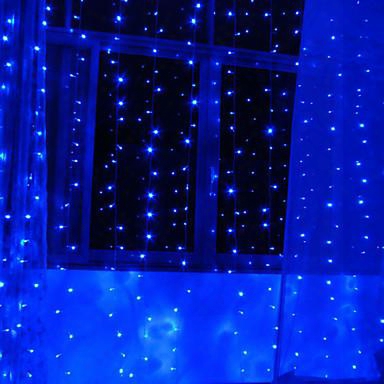 Wholesale-new Year Ac220v 3x2m Garland Led Christmas Lights Outdoor Navidad Cristmas Decoration Led Curtain String Lights Luzes De Natal