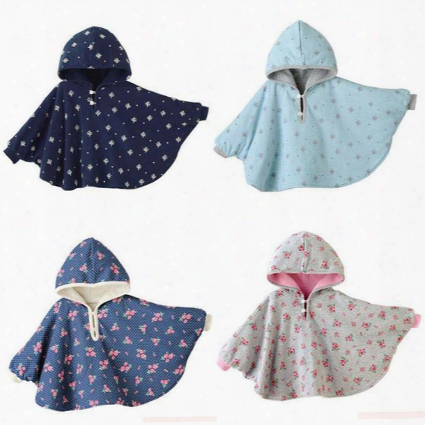 Winter Baby Clothes Hoodies Coat Combi Reversible Mantles Boys Girls Blouses Outerwear 4 Styles Free Shipping
