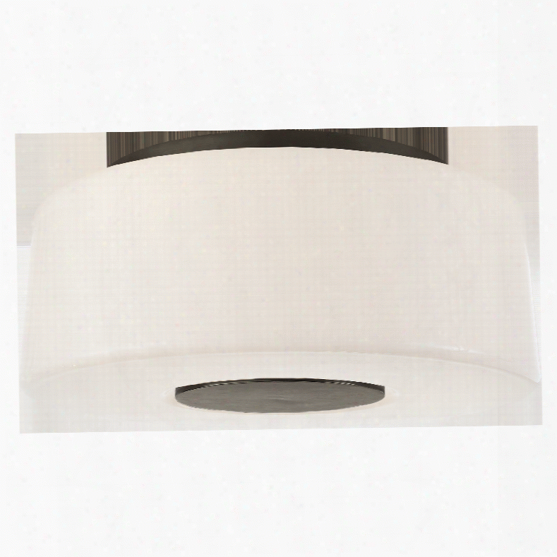 Acme Large Flush Mount In Various Finishes W/ White Glass Design By Barbara Barry
