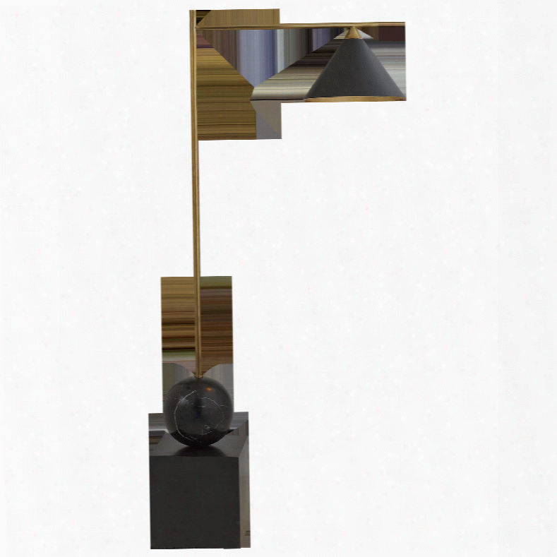 Cleo Floor Lamp In Various Finishes & Shades Design By Kelly Wearstler