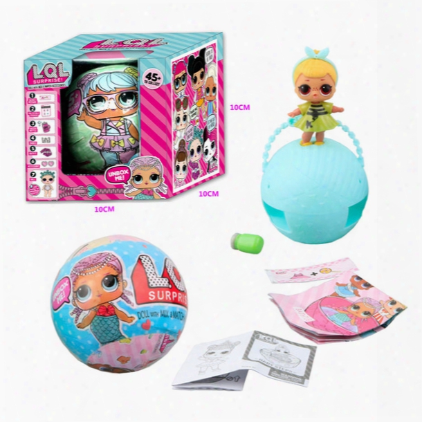 Lol Surprise Doll Outrageous 7 Layers Big Sister Blind Mystery Ball Xmas Gift With Retail Box Children Toys Action Figures Egg Doll
