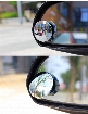 2PCS Car Rear view mirror small round mirror Blind spot mirror Wide-angle lens 360 Degrees adjustable Rear view auxiliary