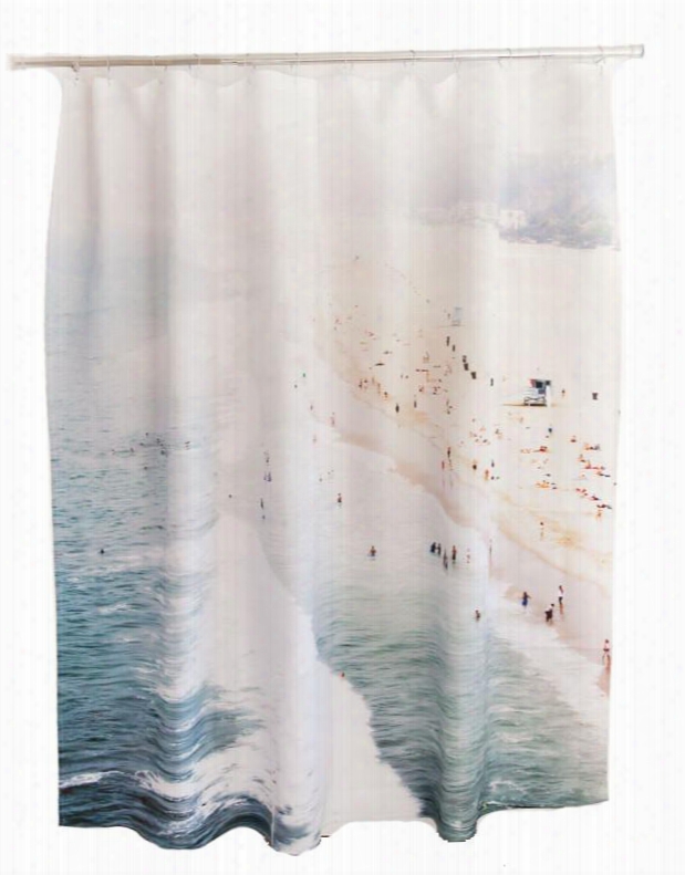 Santa Monica Shower Curtain Design By Elise Flashman