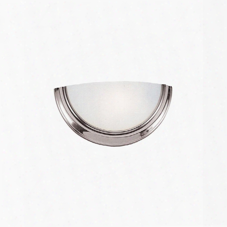 Sea Gull Lighting 4936ble-962 Bathroom Sconce Whiteglass Shades Brushed Nickel