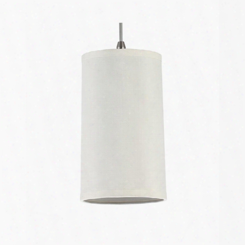 Sea Gull Lighting 94626-992 Pendant Cream Silk Dupion Shades Satin Nickel Finish