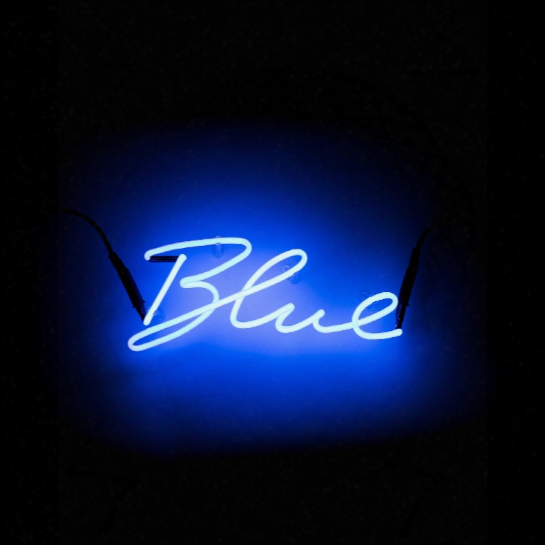 Shades Blue Neon Lamp Design By Seletti