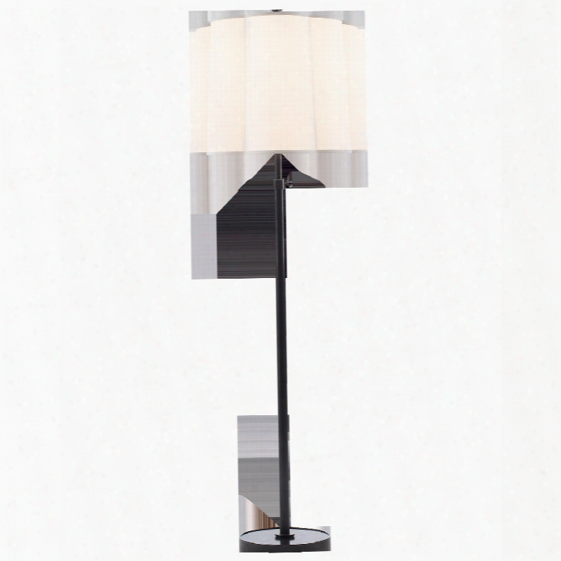 Simple Floor Lamp In Various Finishes & Shades Design By Barbara Barry