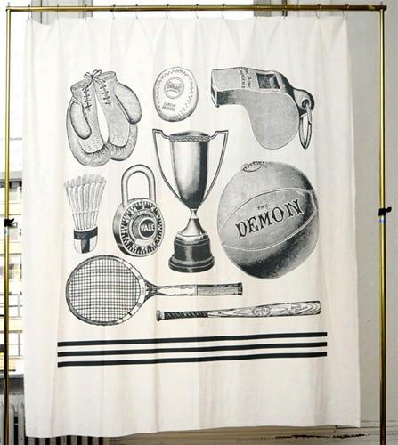 Sport Shower Curtain Design By Izola