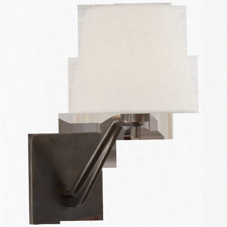 Union Single Arm Sconce In Various Finishes & Shades Design By Aerin
