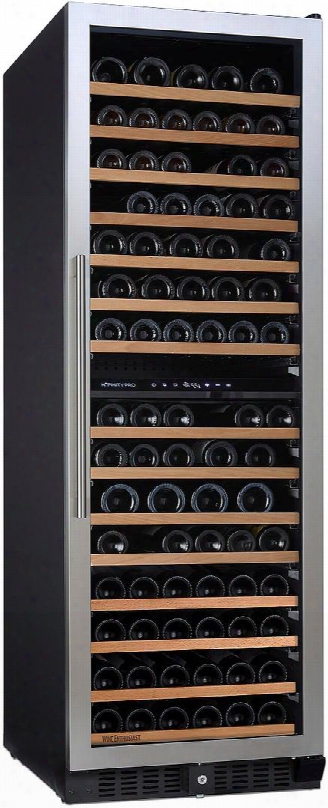 237 02 66 03 N'finity Pro L Dual Zone Wine Cooler With 166 Bottle Ccapacity Cool Blue Led Lighting Digital Climate Control Charcoal Filter In Stainless