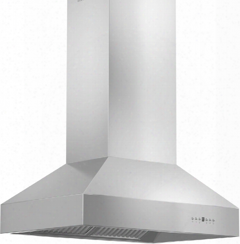 697i30448 Island Range Hood With 4 Directional Halogen Lights Speed/timer Panel With Lcd And Stainless Steel Baffle Filters In Stainless