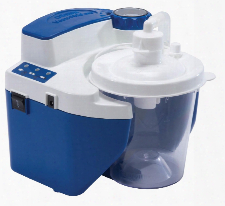 7314p-d Vacu-aide Qsu Quiet Suction Unit With Internal Filter Battery And Carrying