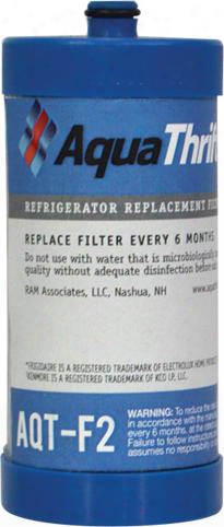 Aqt-f2 Refrigerator Replacement Filter Fits Frigidaire