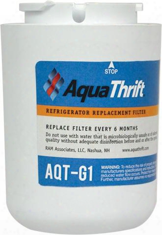 Aqt-g1 Refrigerator Replacement Filter With Advanced Multi-stage Filtration Technology Fits Ge