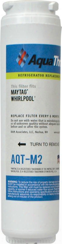 Aqt-m2 Refrigerator Replacement Filter Fits Maytag Whirlpool Ukf8001 Edr4rxd1